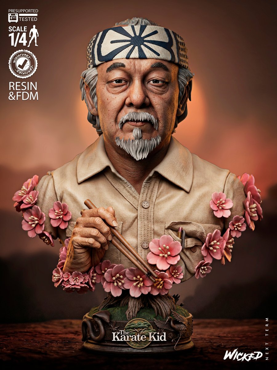 Miyagi Portrait Bust
