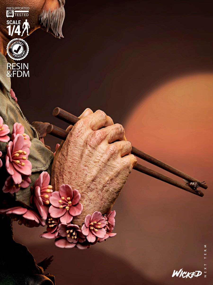 Miyagi Portrait Bust - Image 4