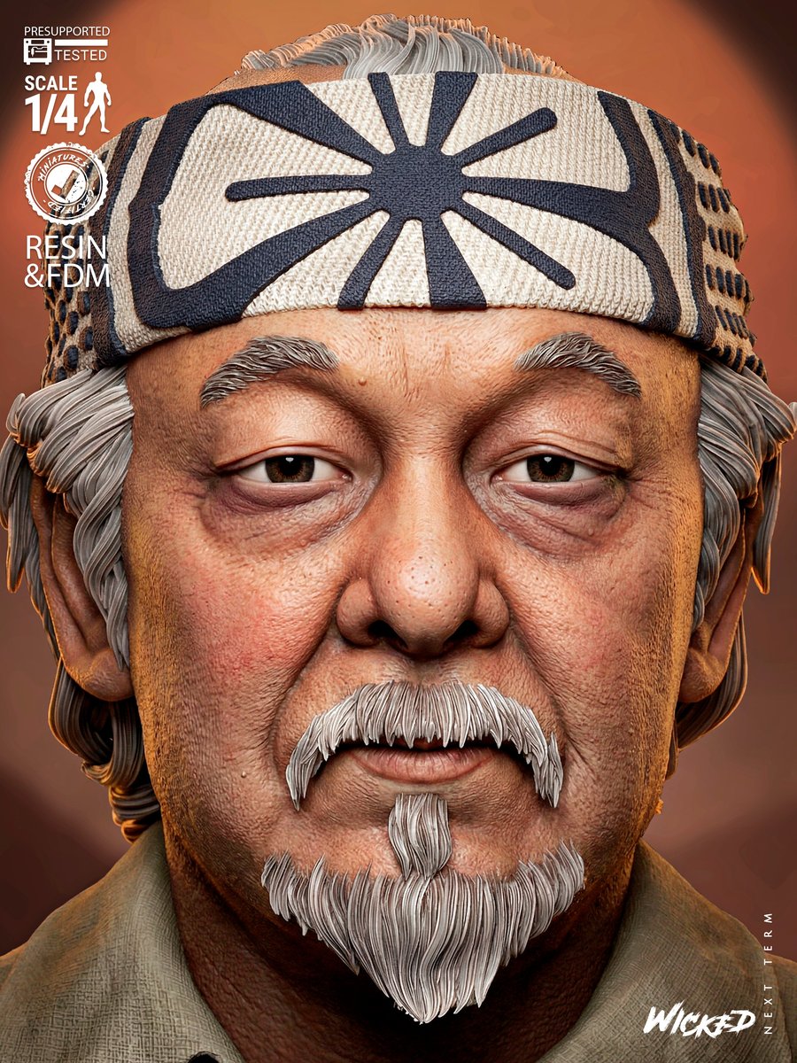 Miyagi Portrait Bust - Image 5