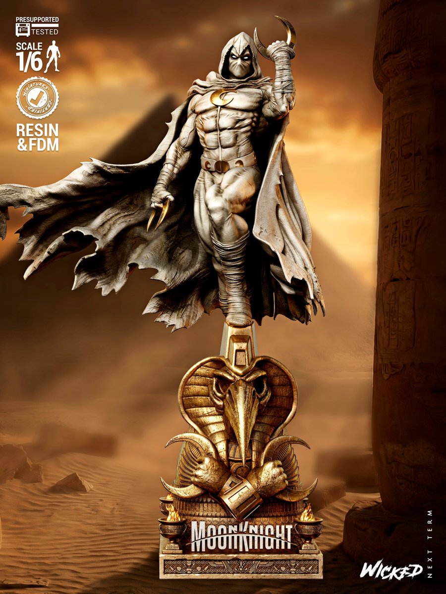 Marvel Moon Knight Sculpture