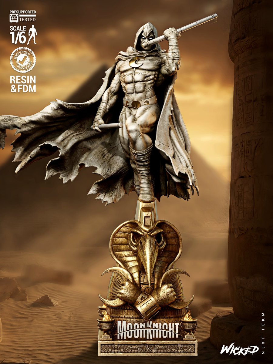 Marvel Moon Knight Sculpture - Image 2