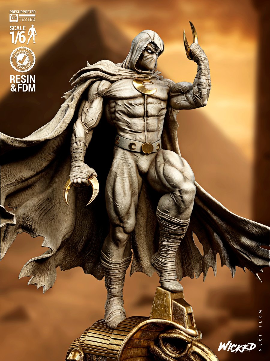 Marvel Moon Knight Sculpture - Image 3