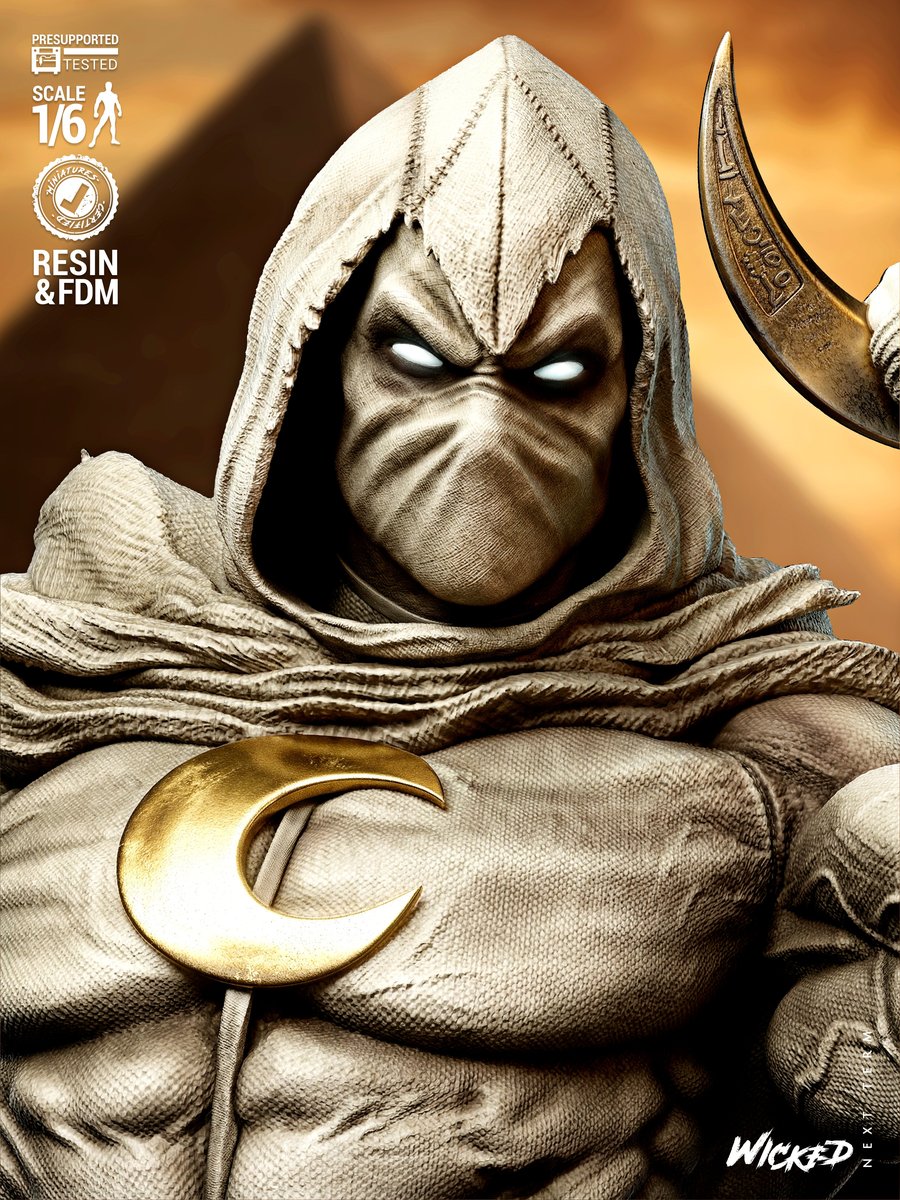 Marvel Moon Knight Sculpture - Image 5