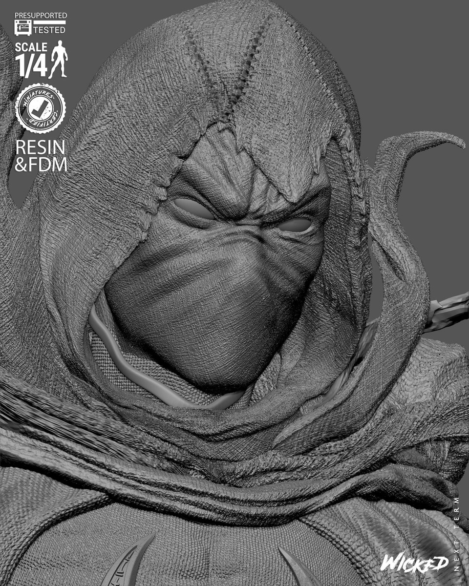 Marvel Moon Knight Portrait Bust - Image 2