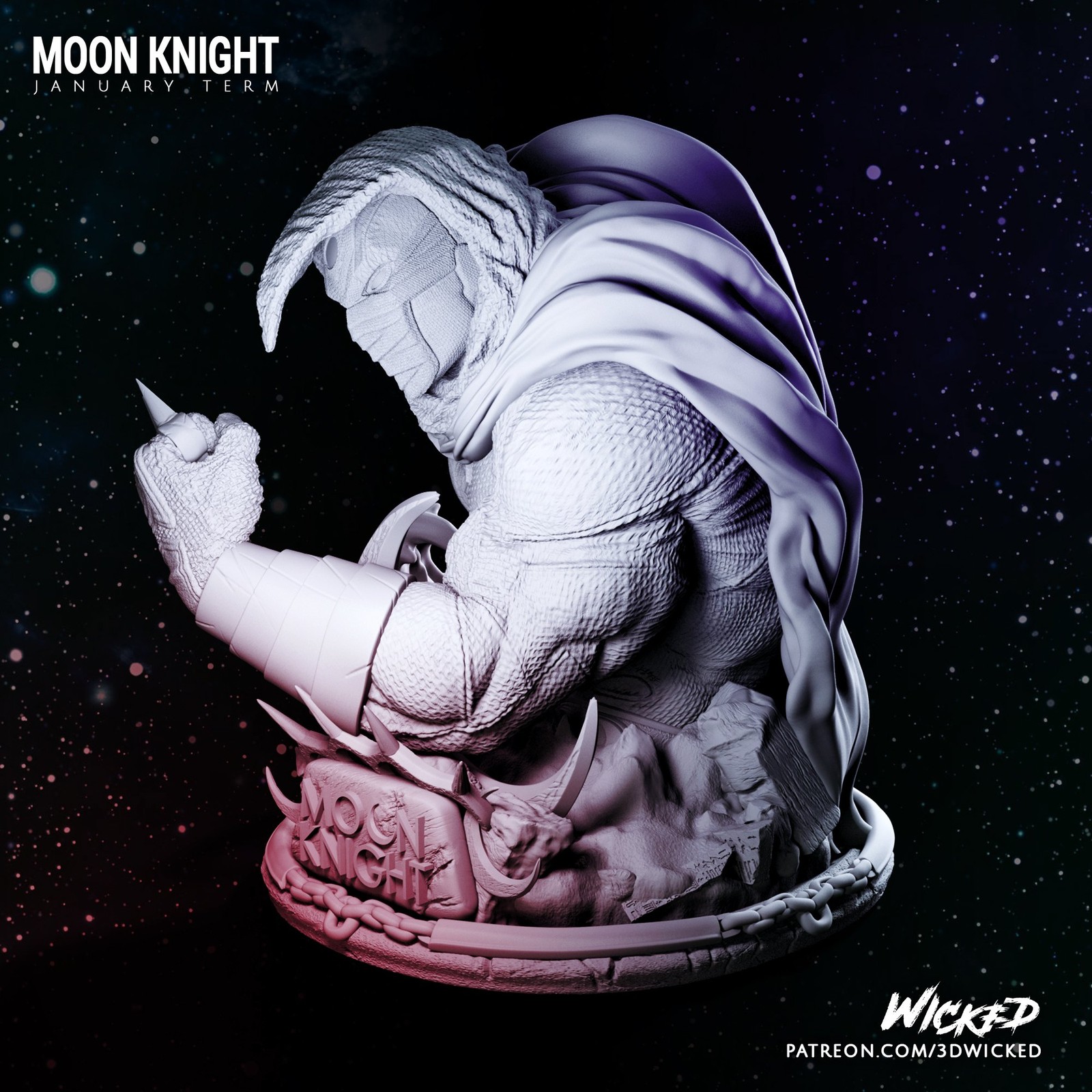 Marvel Moon Knight Bust - Image 2