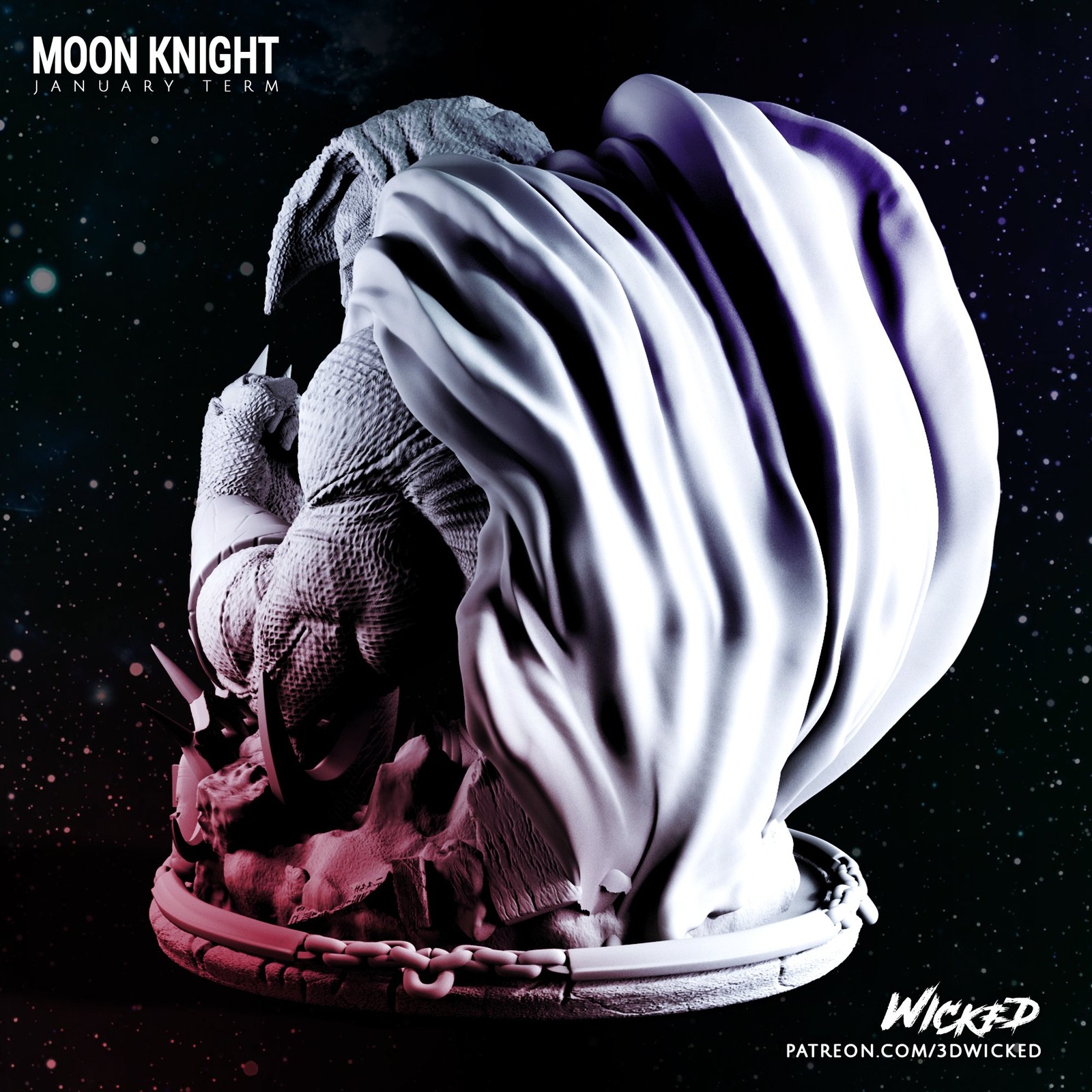 Marvel Moon Knight Bust - Image 5