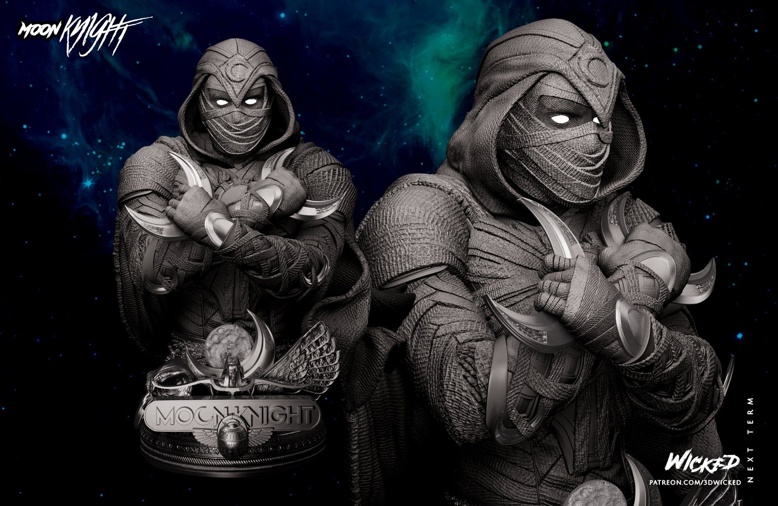 Moon Knight Twin Blades - Bust (Marvel)