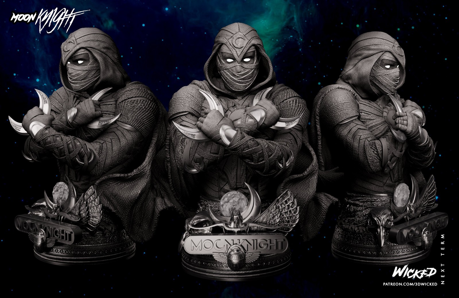 Marvel Moon Knight Bust - Image 2