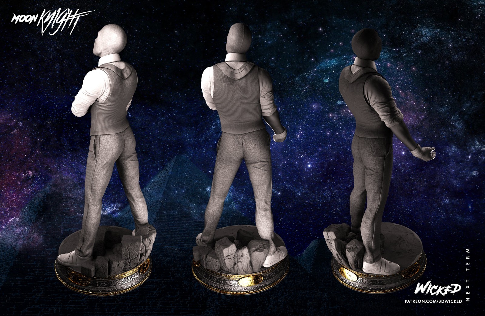 Marvel Mr Knight Sculpture - Image 3