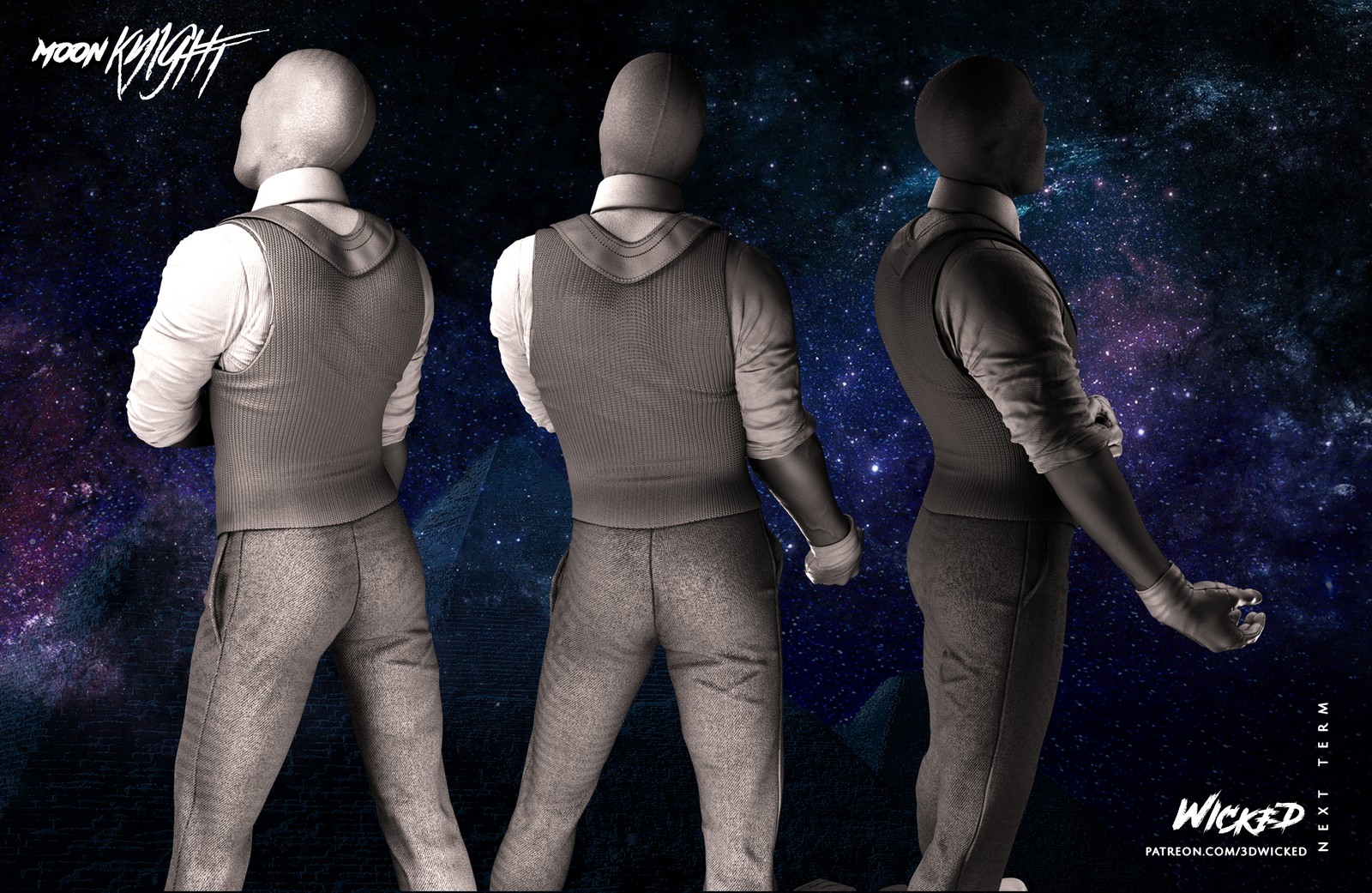 Marvel Mr Knight Sculpture - Image 4