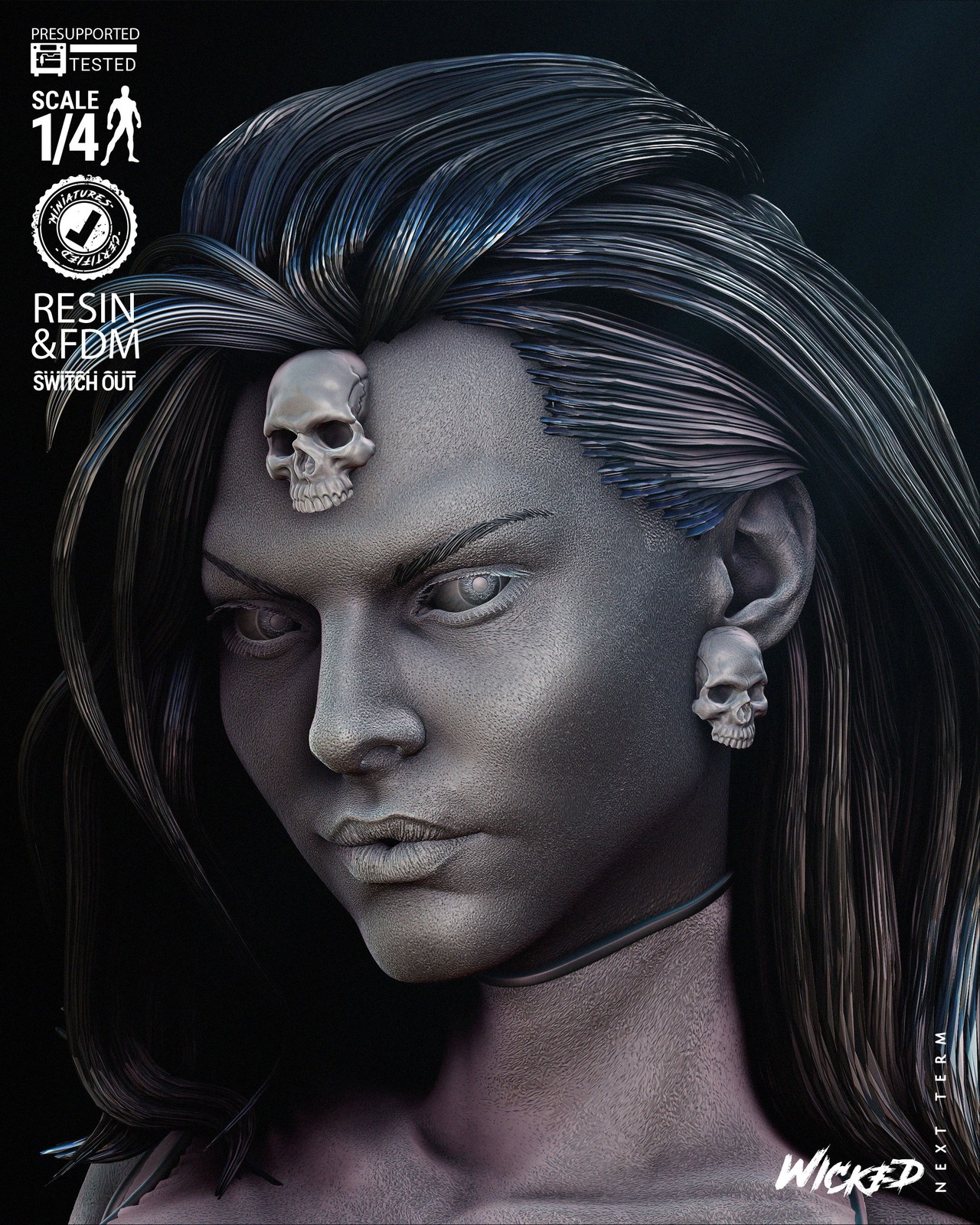 Marvel Mystique Bust - Image 3