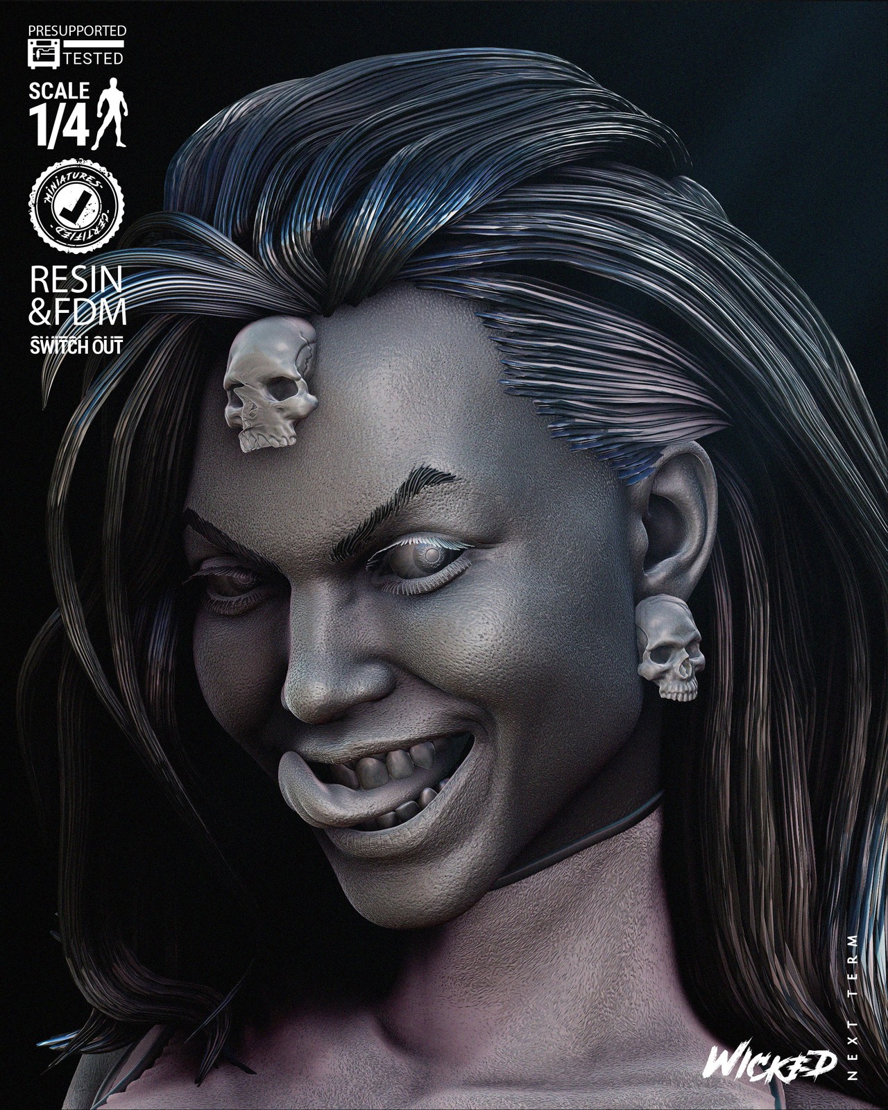 Marvel Mystique Bust - Image 5