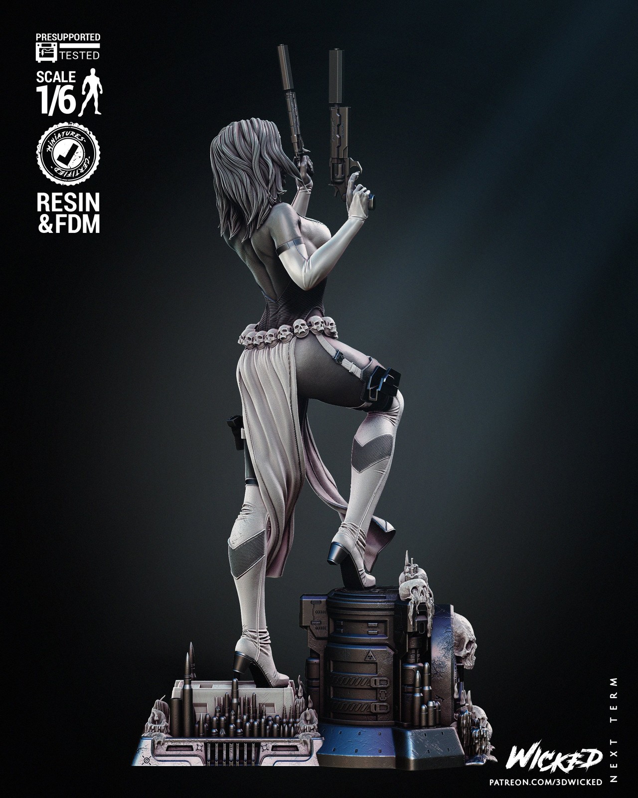 Marvel Mystique Sculpture - Image 3