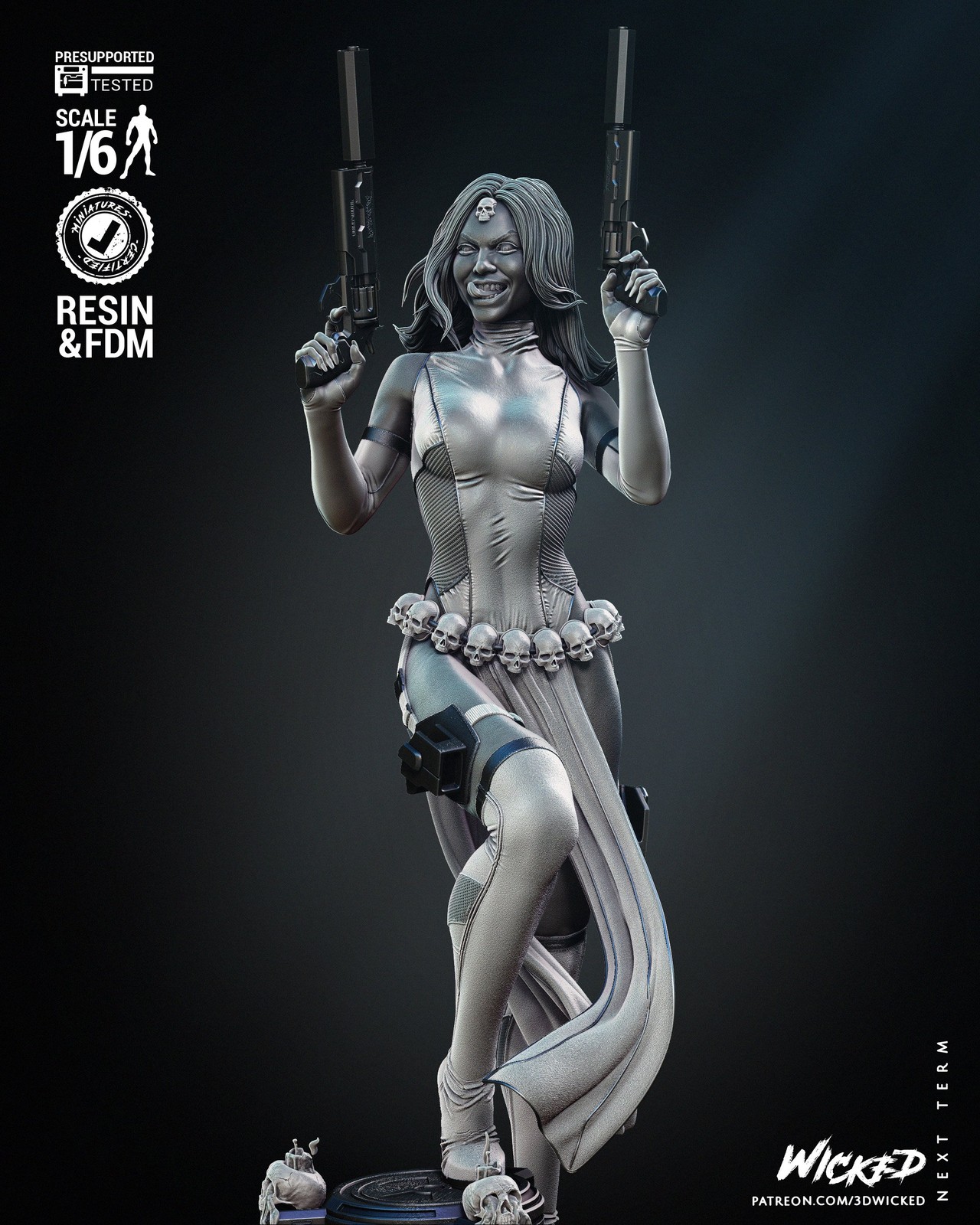 Marvel Mystique Sculpture - Image 4