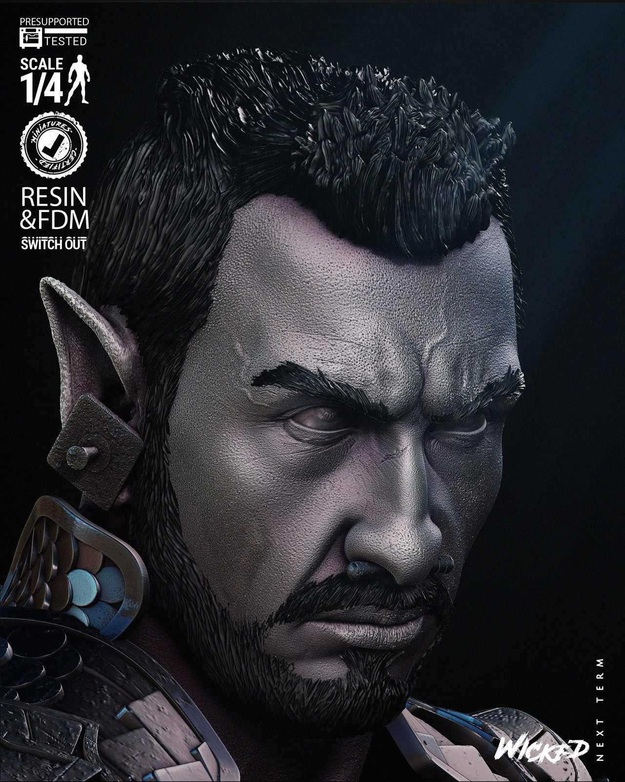 Marvel Namor Portrait Bust - Image 5