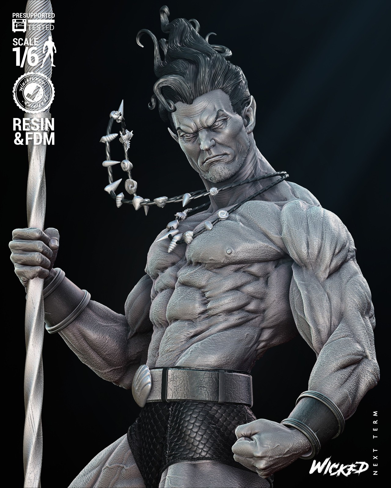 Marvel Namor Comic Silver Age Sculpture - Image 5