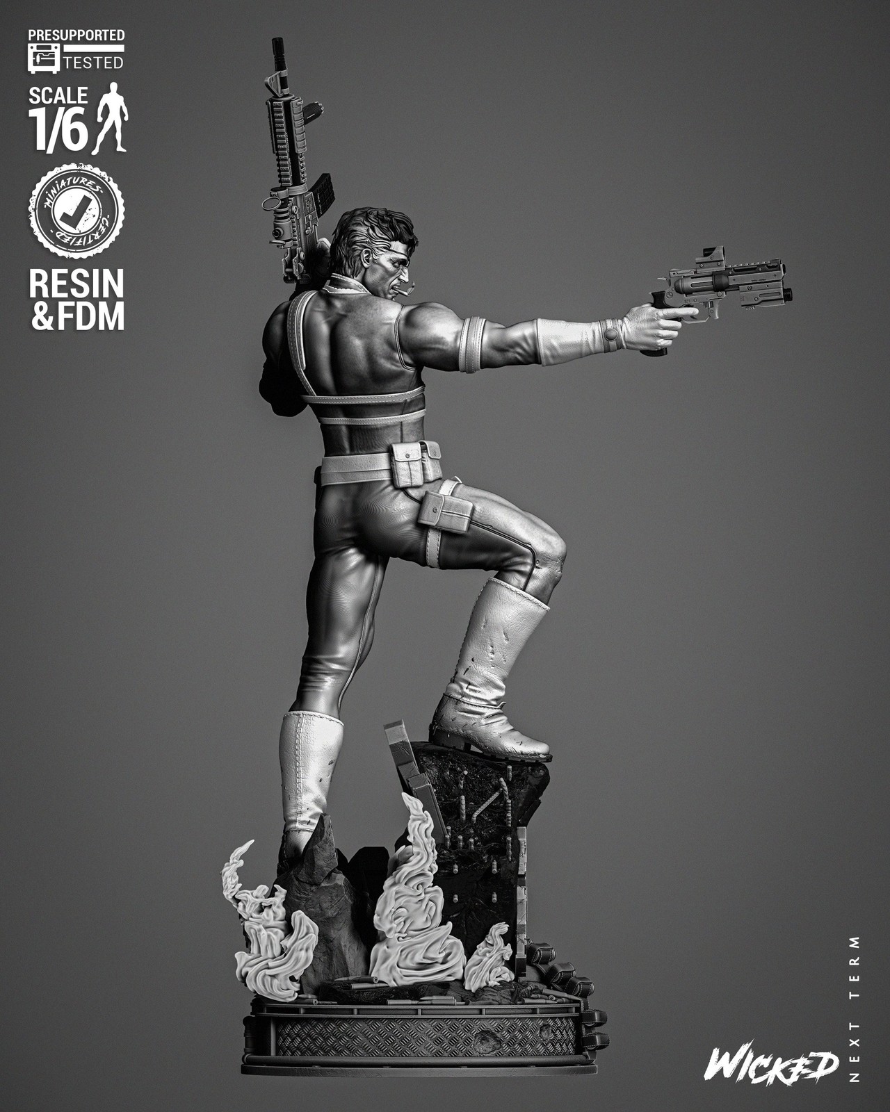 Marvel Nick Fury Sculpture - Image 4