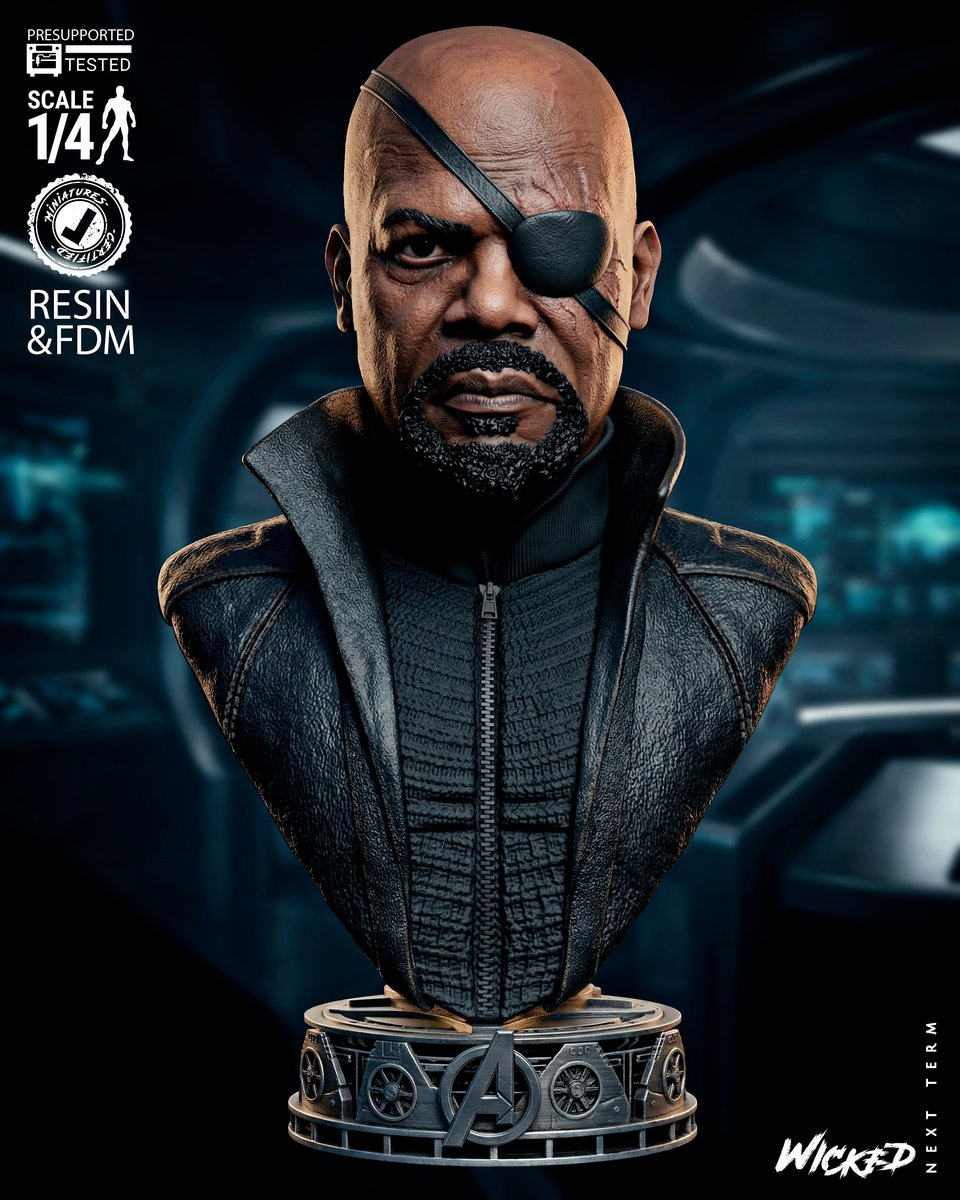 Nick Fury MCU - Bust (Marvel)