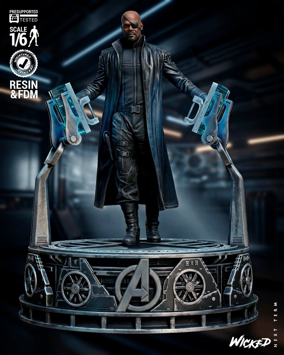 Marvel Nick Fury MCU Sculpture