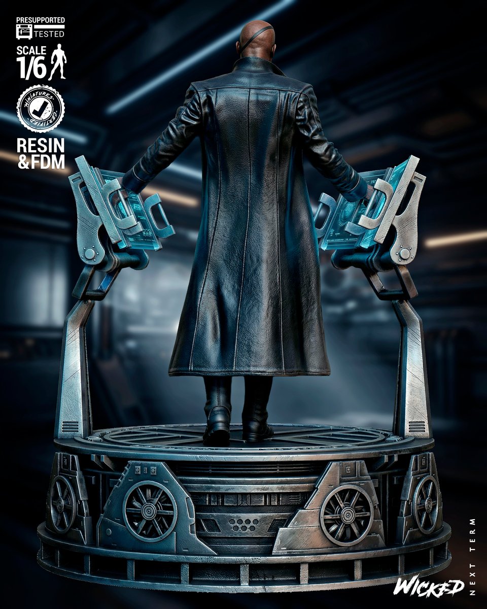 Marvel Nick Fury MCU Sculpture - Image 2