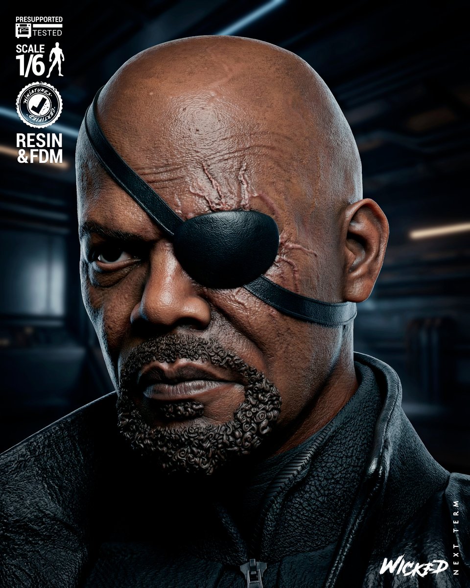 Marvel Nick Fury MCU Sculpture - Image 4