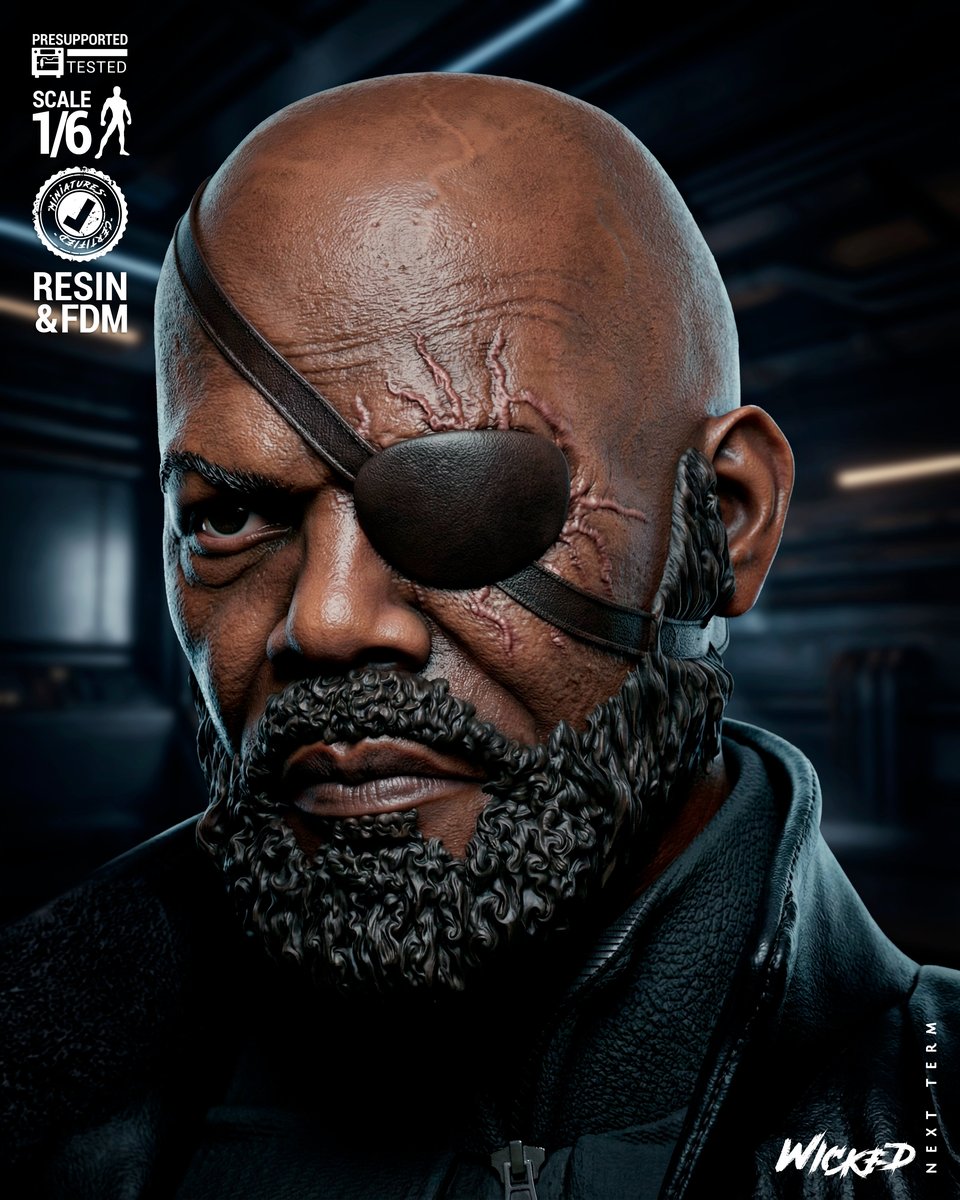 Marvel Nick Fury MCU Sculpture - Image 5