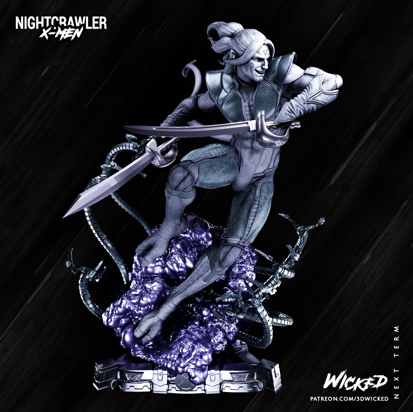 Marvel Nightcrawler Sculpture