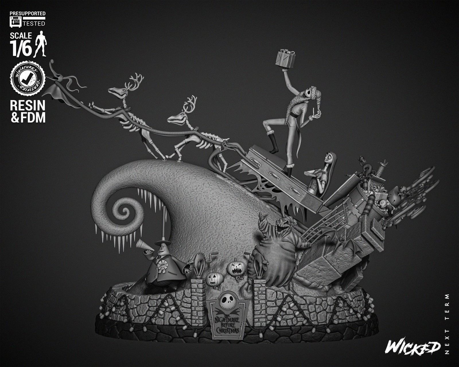 Jack Skellington - Diorama (The Nightmare Before Christmas)