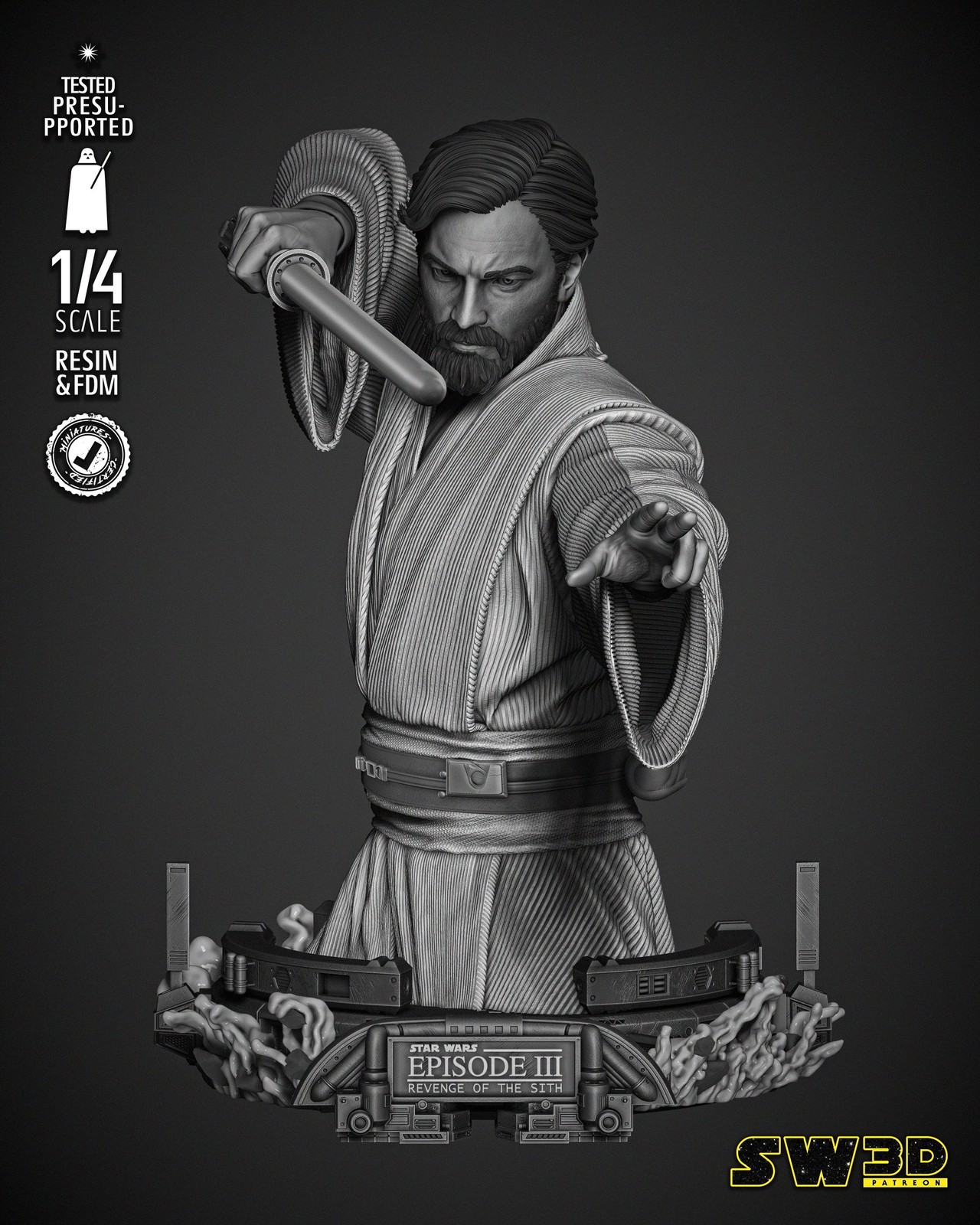 Obi Wan 2024 Bust