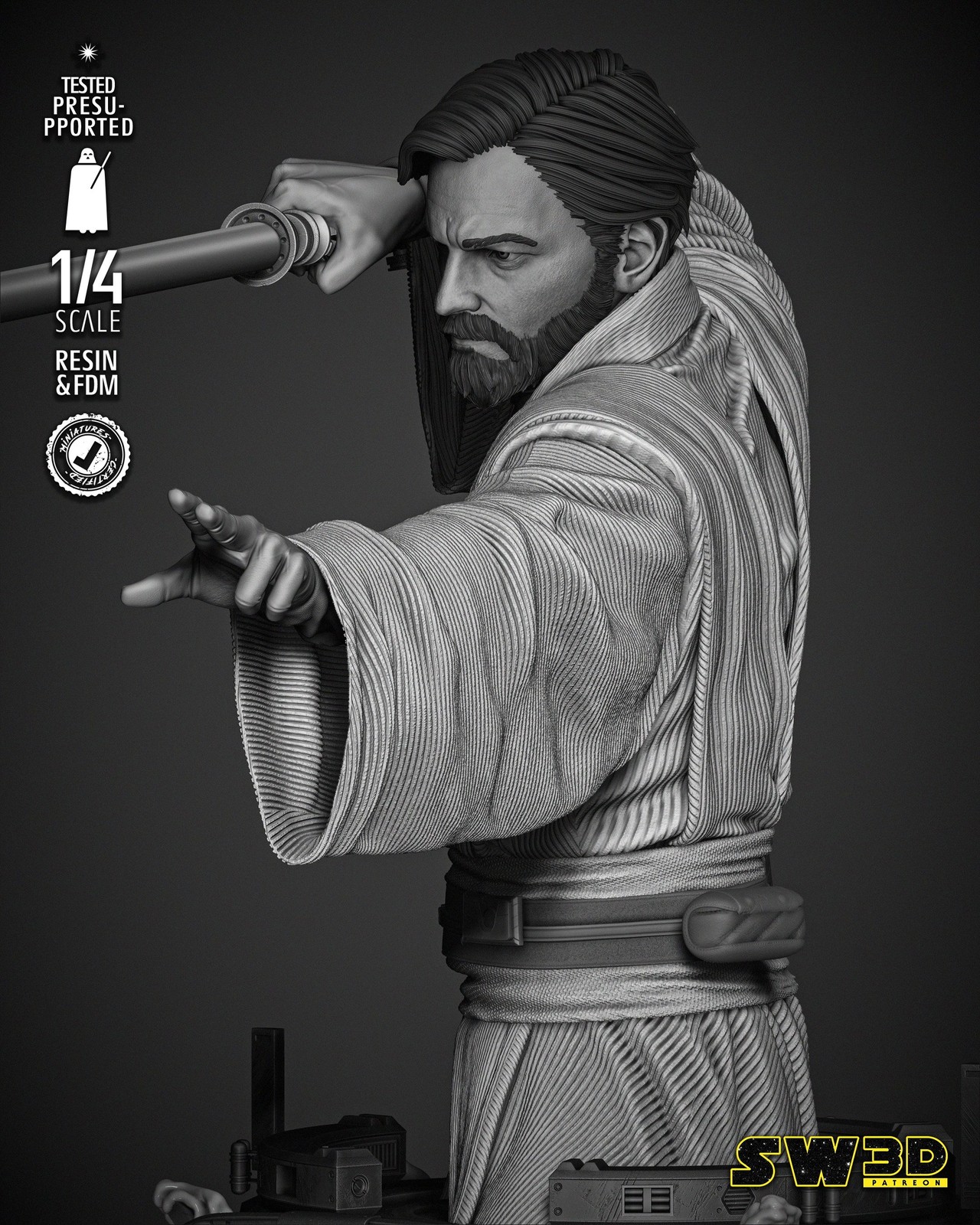 Obi Wan 2024 Bust - Image 3