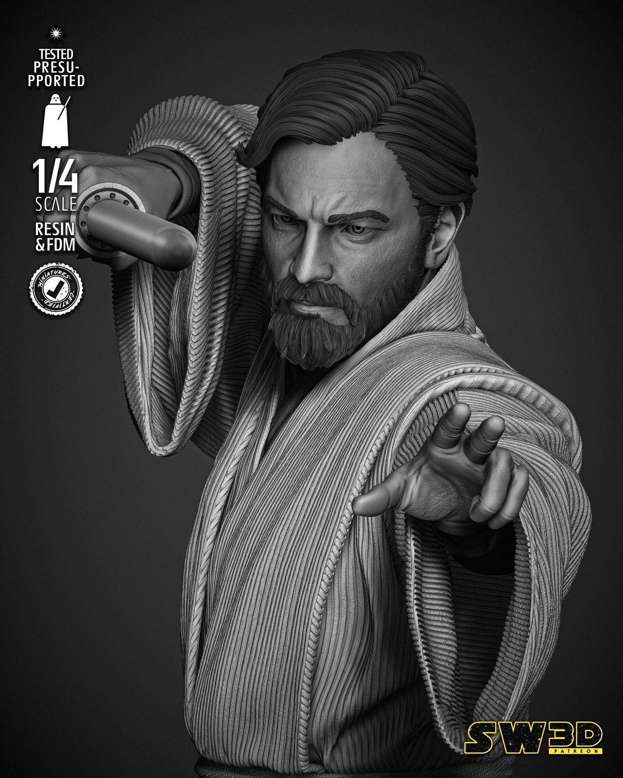 Obi Wan 2024 Bust - Image 4