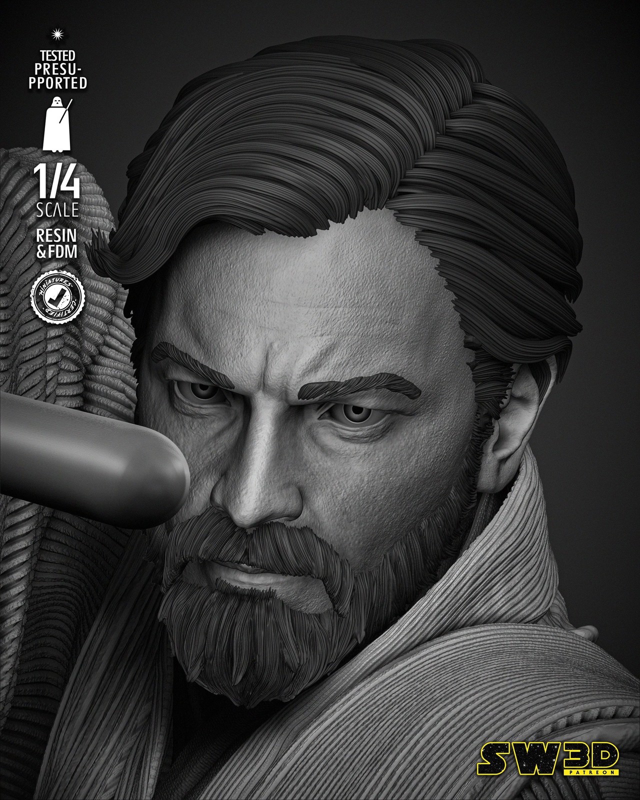 Obi Wan 2024 Bust - Image 5