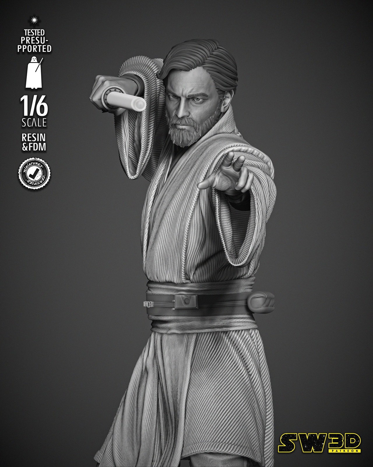 Obi-Wan 2024 Sculpture - Image 3