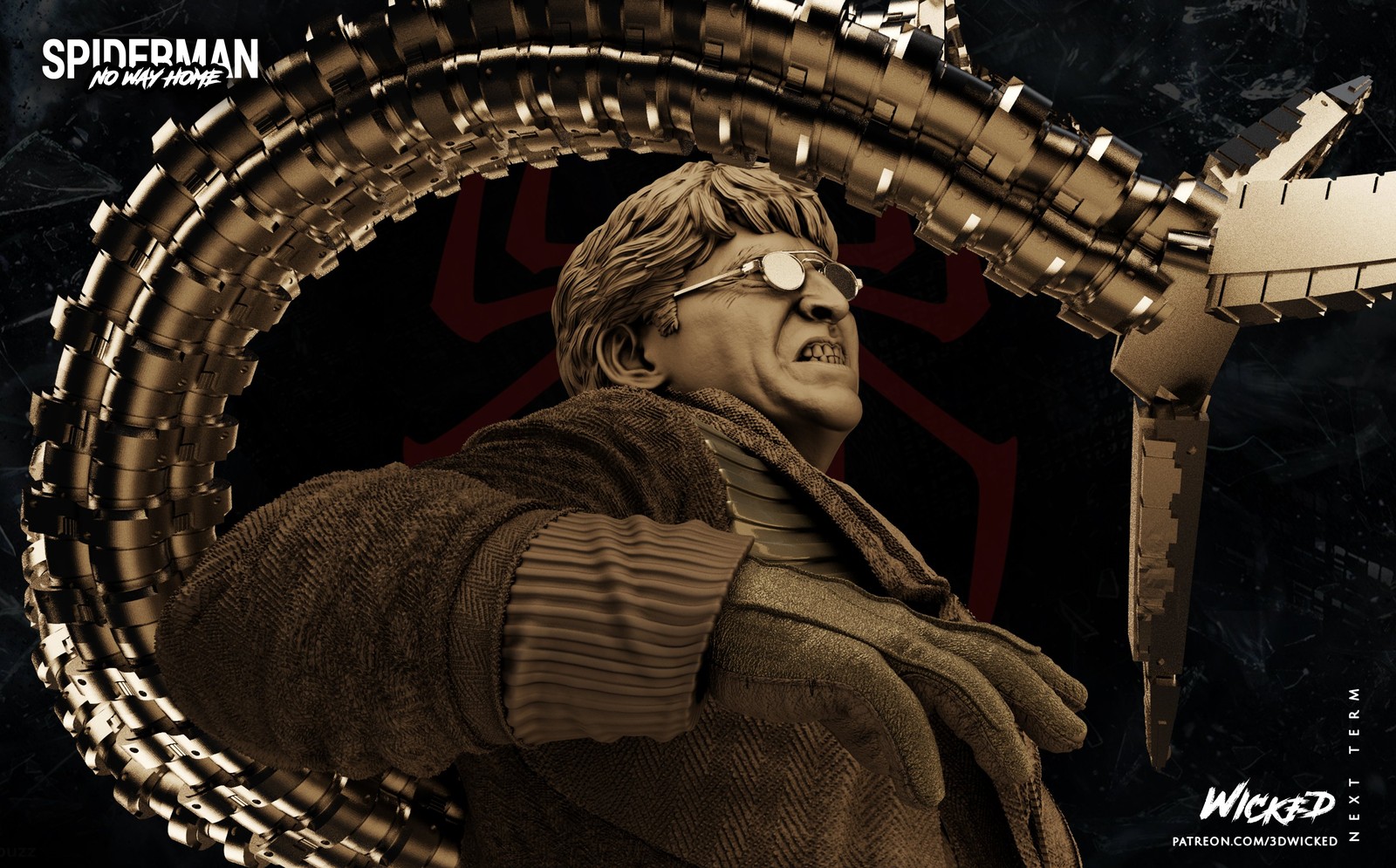 Marvel Dr. Octopus Sculpture