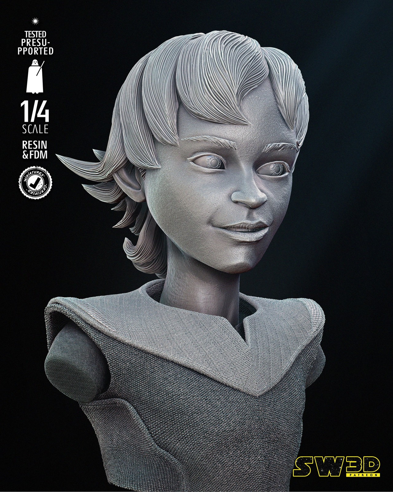 Omega - Bust (Star Wars) - Image 3