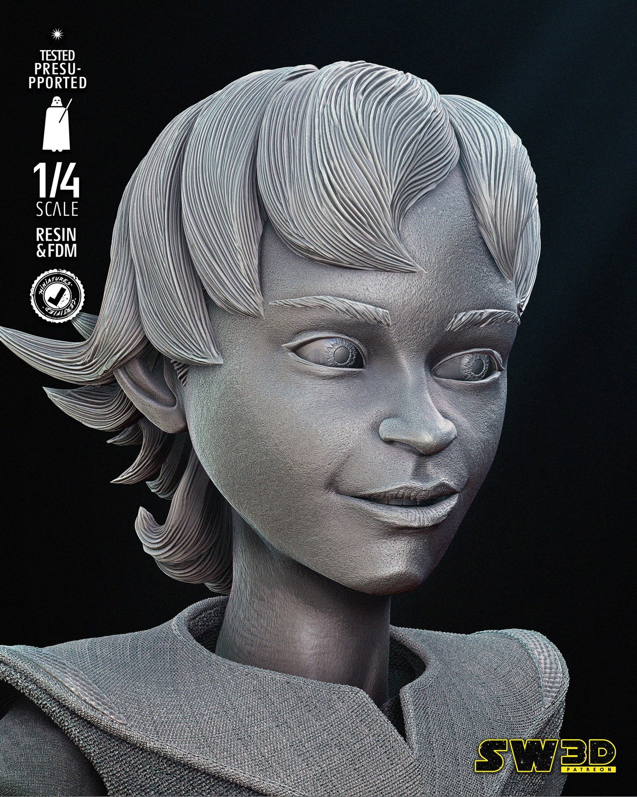 Omega - Bust (Star Wars) - Image 4
