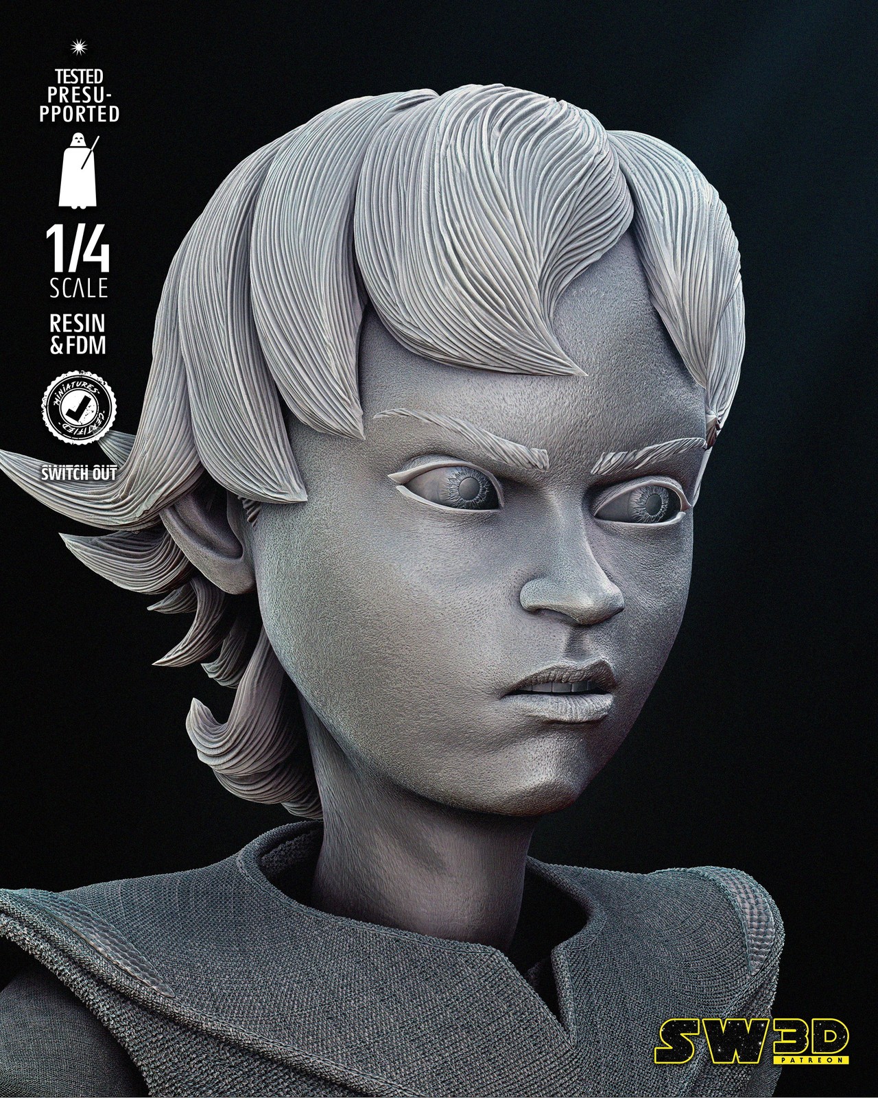 Omega - Bust (Star Wars) - Image 5