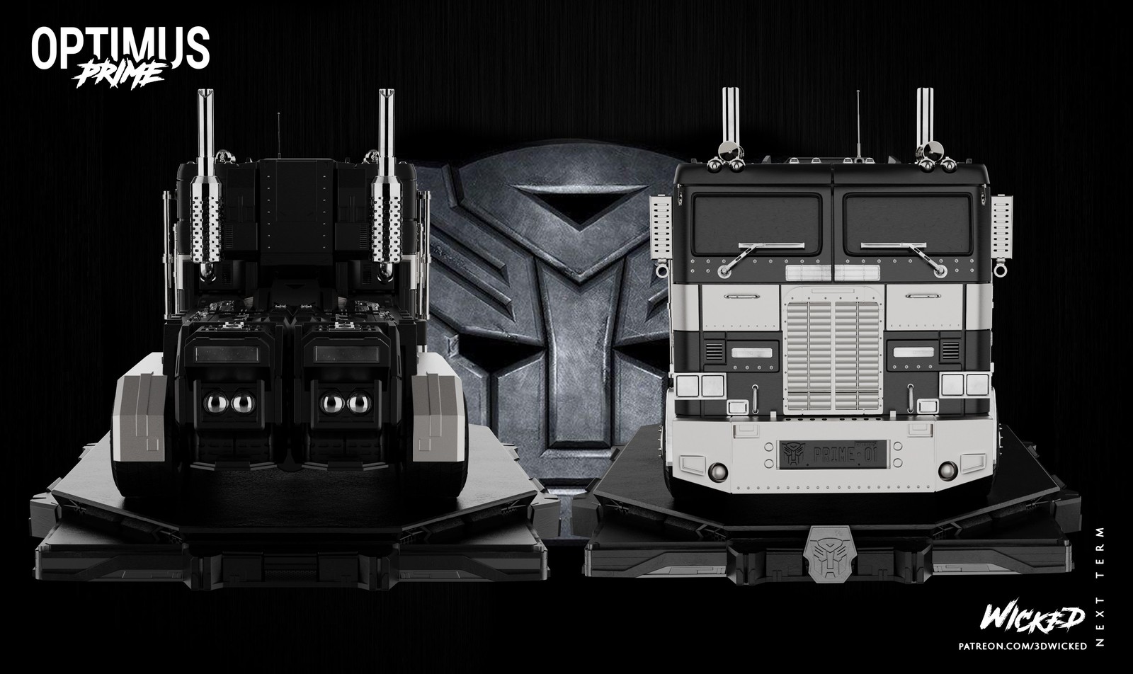 Optimus Prime Truck Sculpture - Image 2