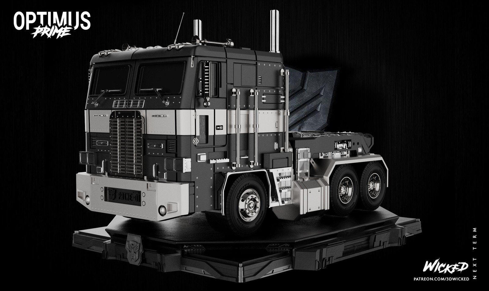 Optimus Prime Truck Sculpture - Image 3