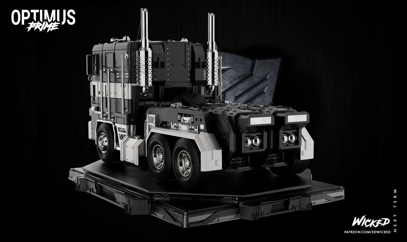 Optimus Prime Truck Sculpture - Image 5