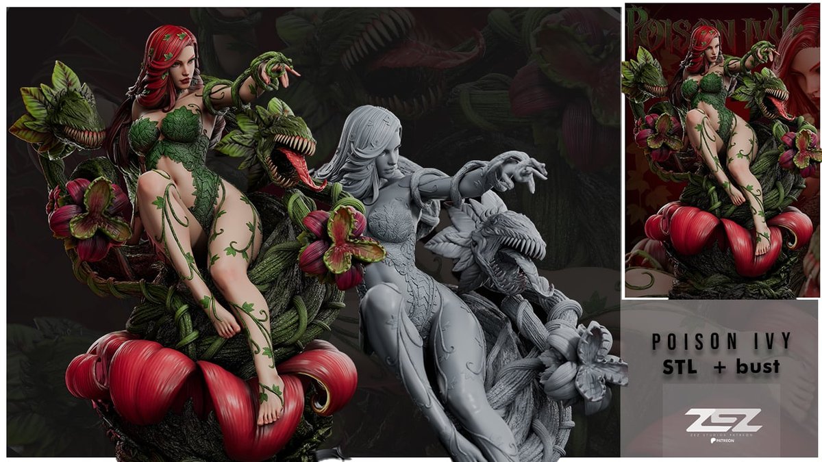 Poison Ivy Bust - Image 2