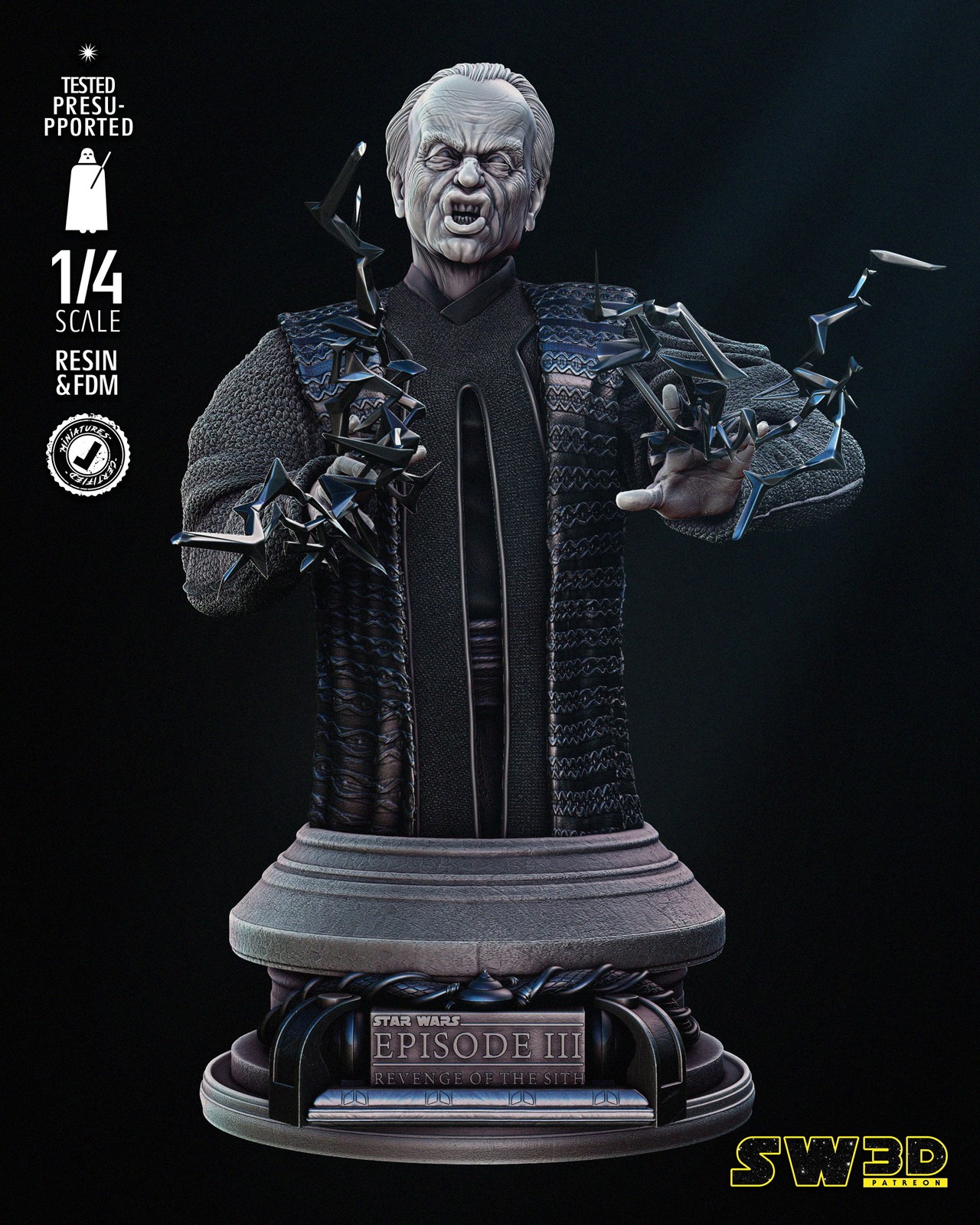 Palpatine Bust