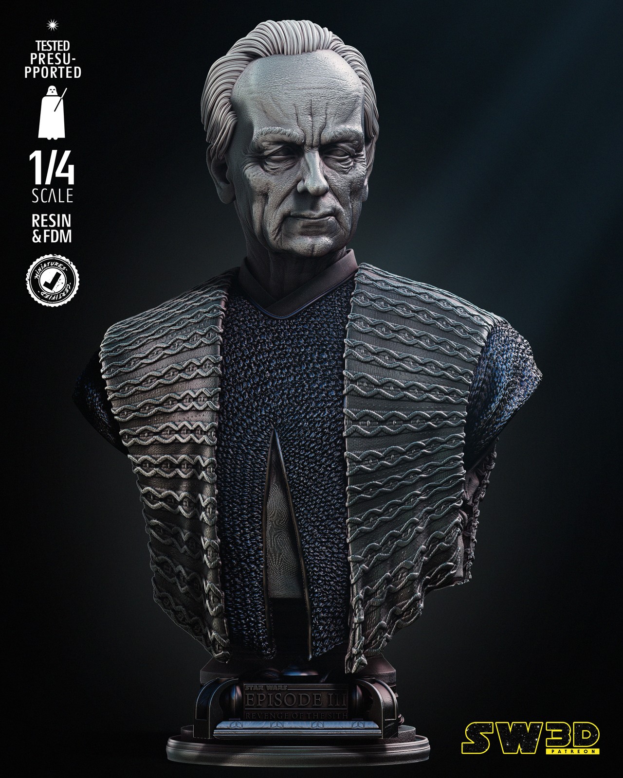 Palpatine Revenge of the Sith - Bust (Star Wars)