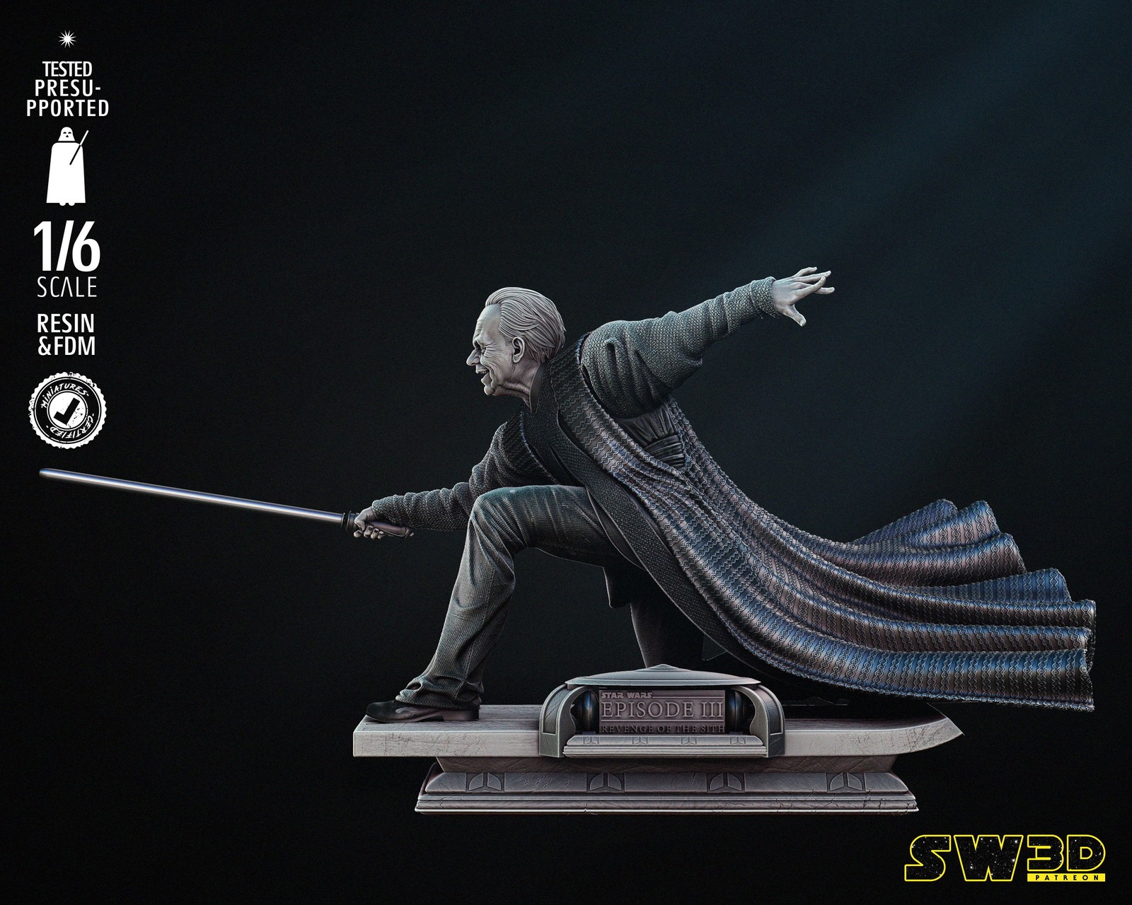 Palpatine Sculpture