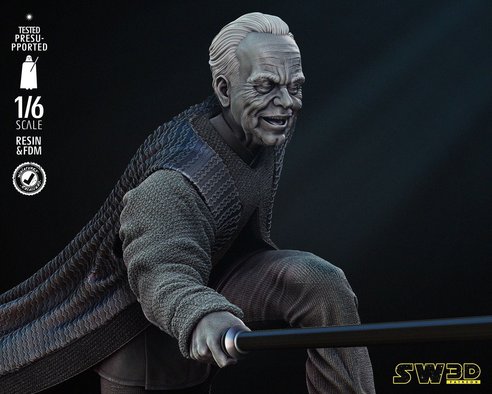 Palpatine Sculpture - Image 4