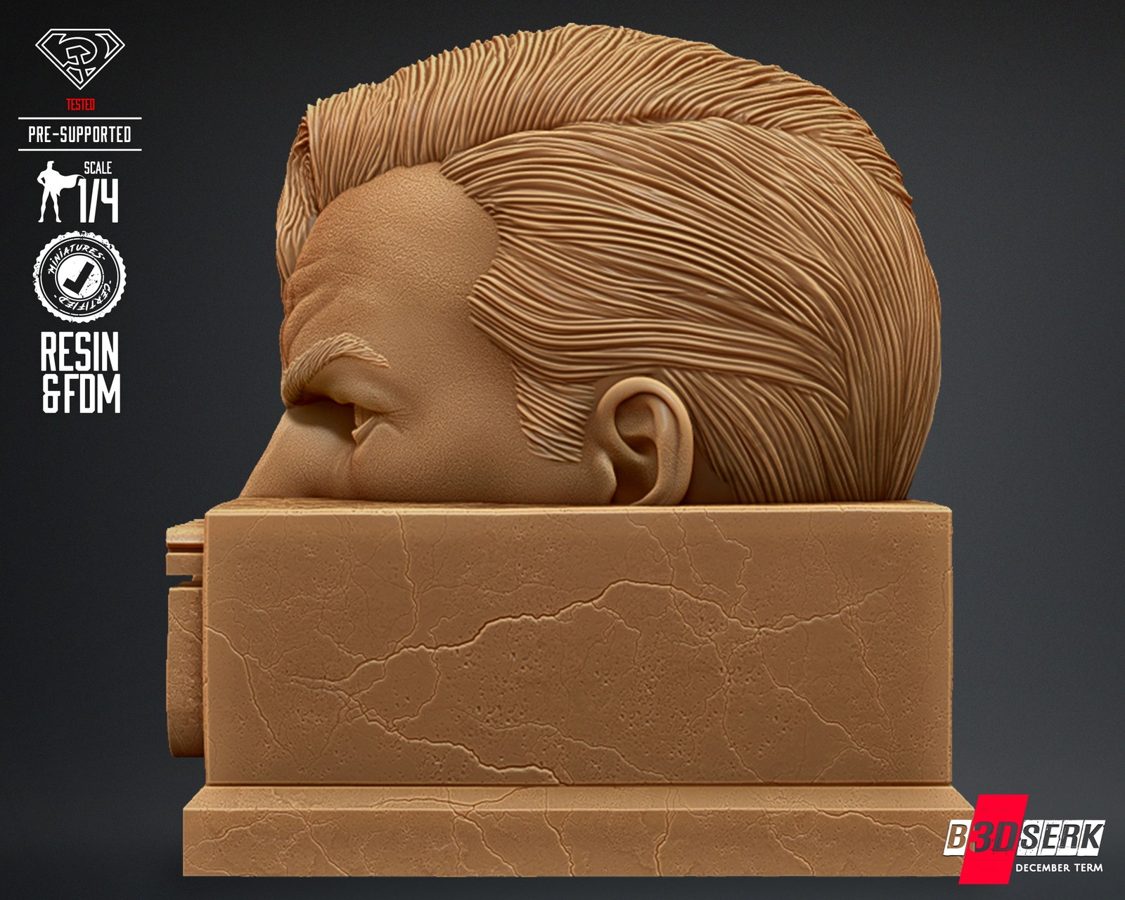 Red Son Superman Bust (Pen Holder) - Image 5