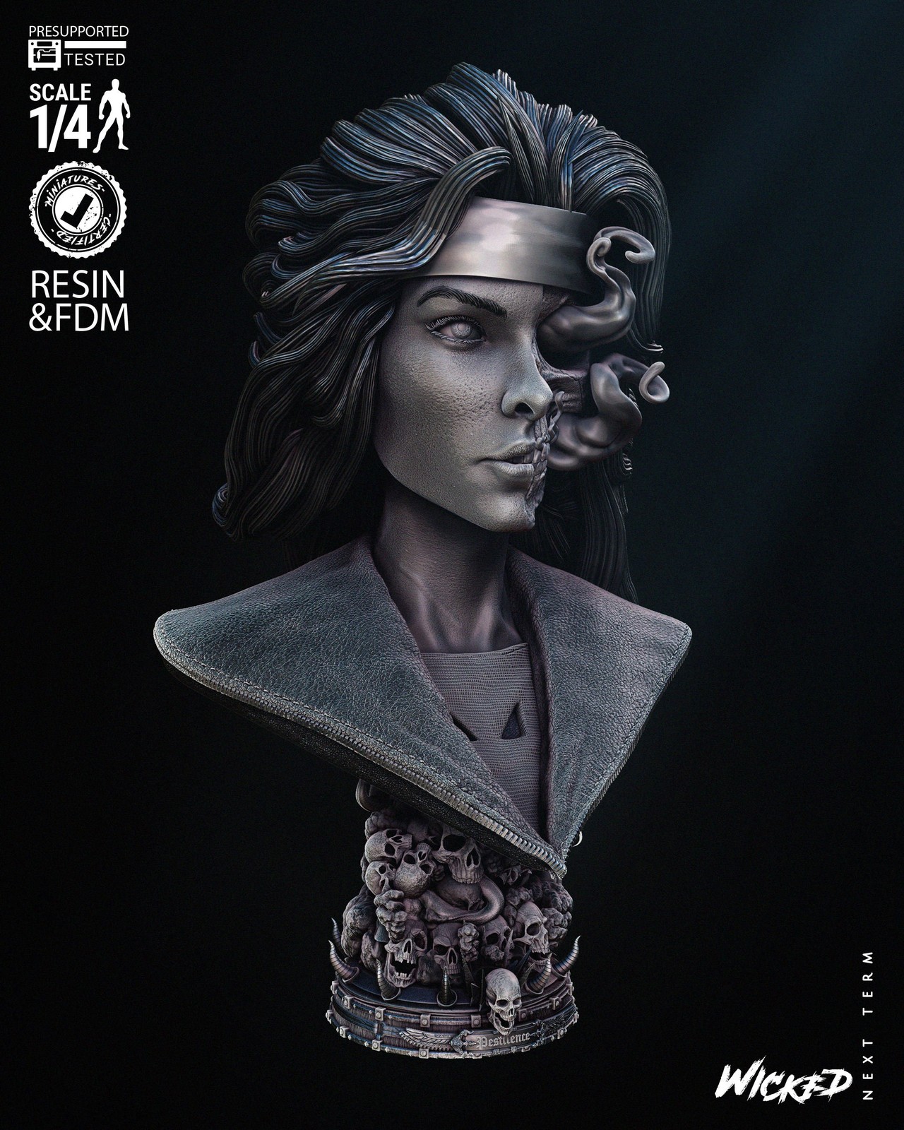 Marvel Pestilence Portrait Bust - Image 2