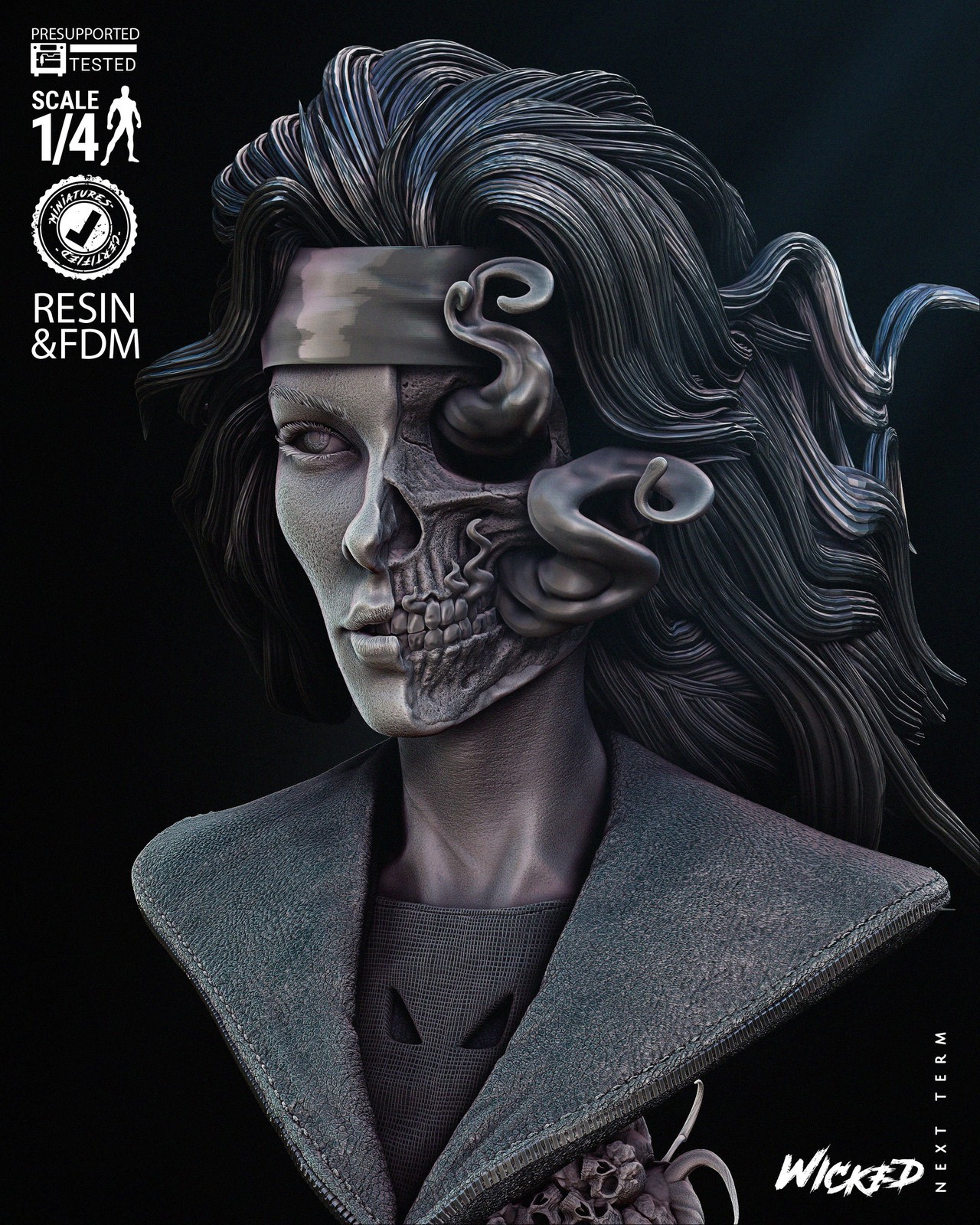 Marvel Pestilence Portrait Bust - Image 3