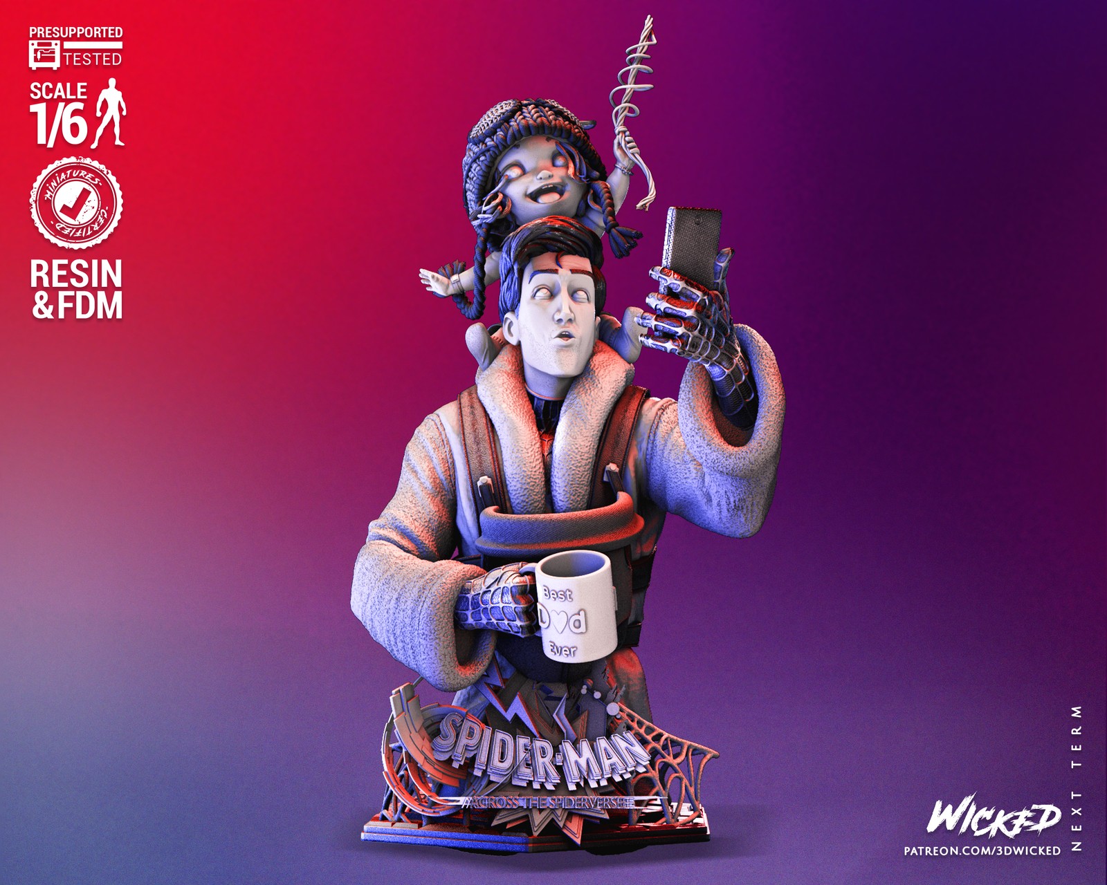 Marvel Peter B Parker Bust - Image 3