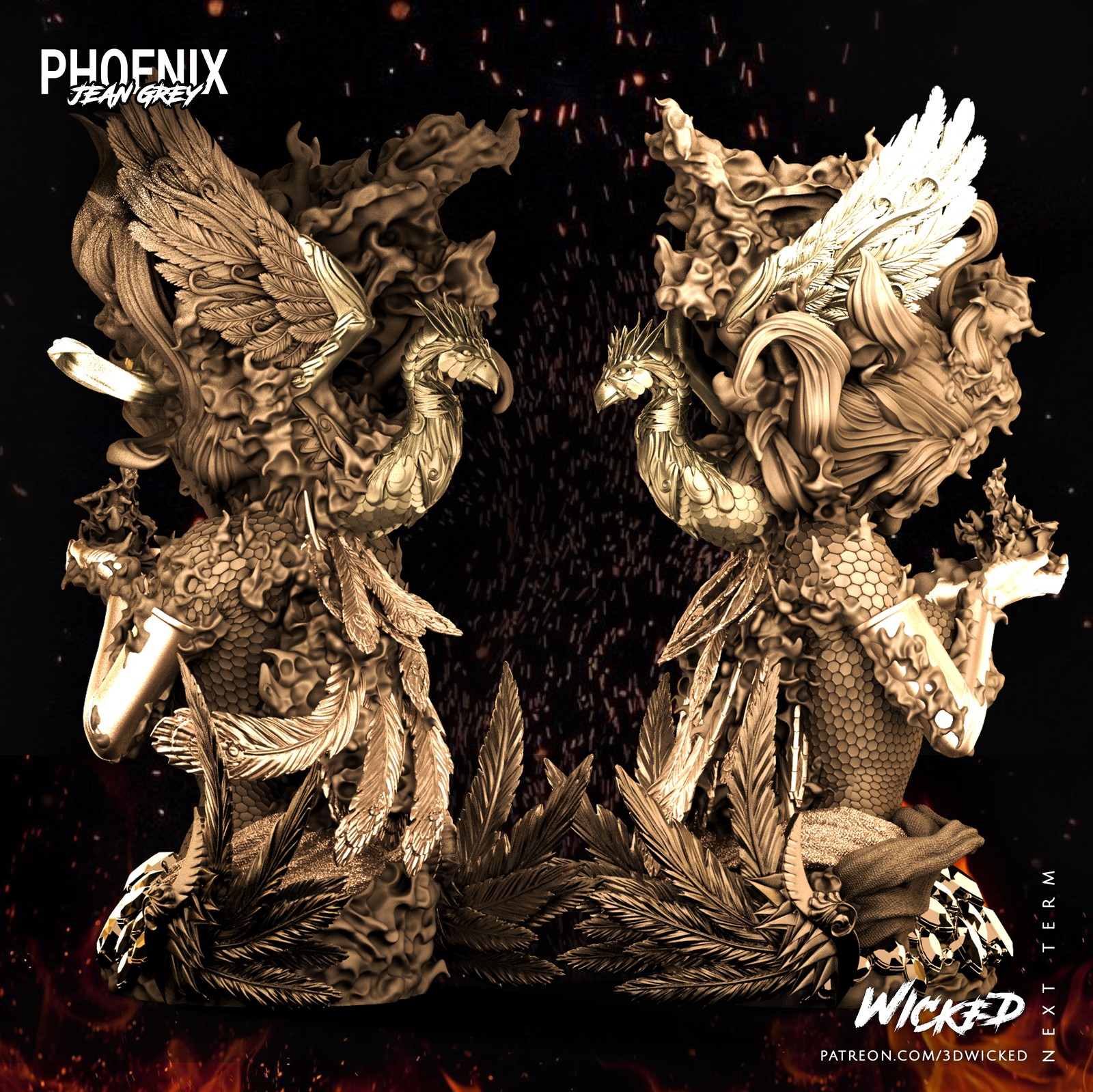 Marvel Phoenix Bust - Image 4